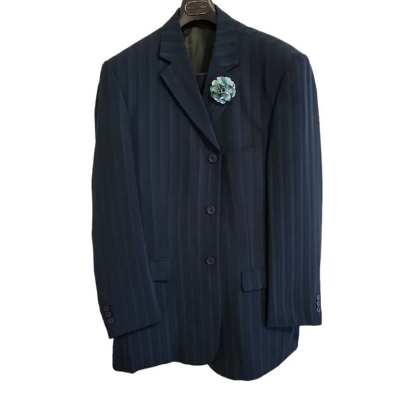 Men's 3pc Suit by Giorgio Brutini (size 42R/36R) - Picture 9 of 10